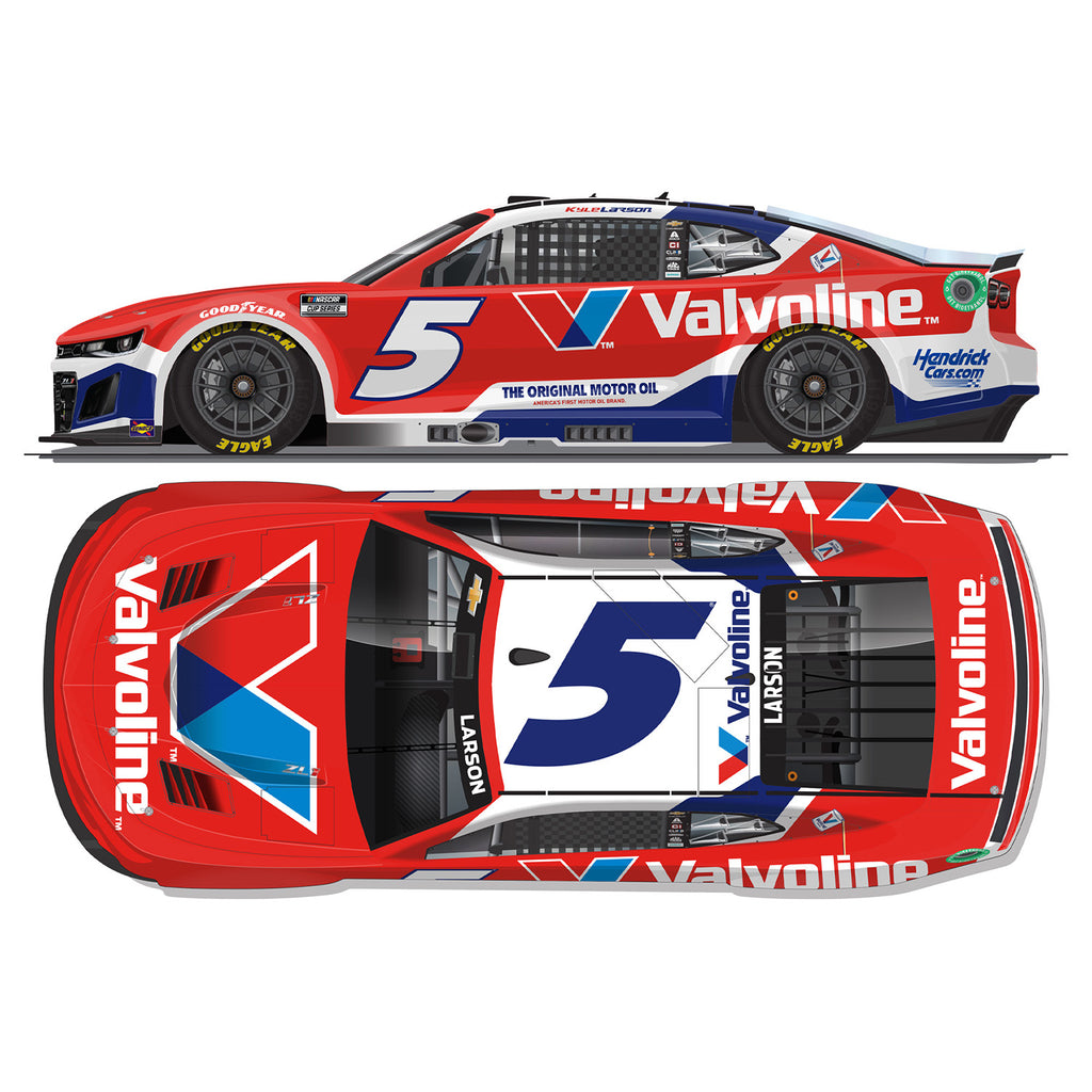 Kyle Larson Valvoline 1:64 Standard 2025 Diecast Car #5 NASCAR