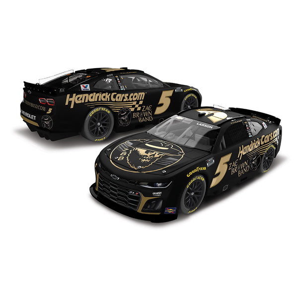 Kyle Larson Color Chrome HendrickCars / Zac Brown Band 1:24 Standard 2025 Diecast Car #5 NASCAR
