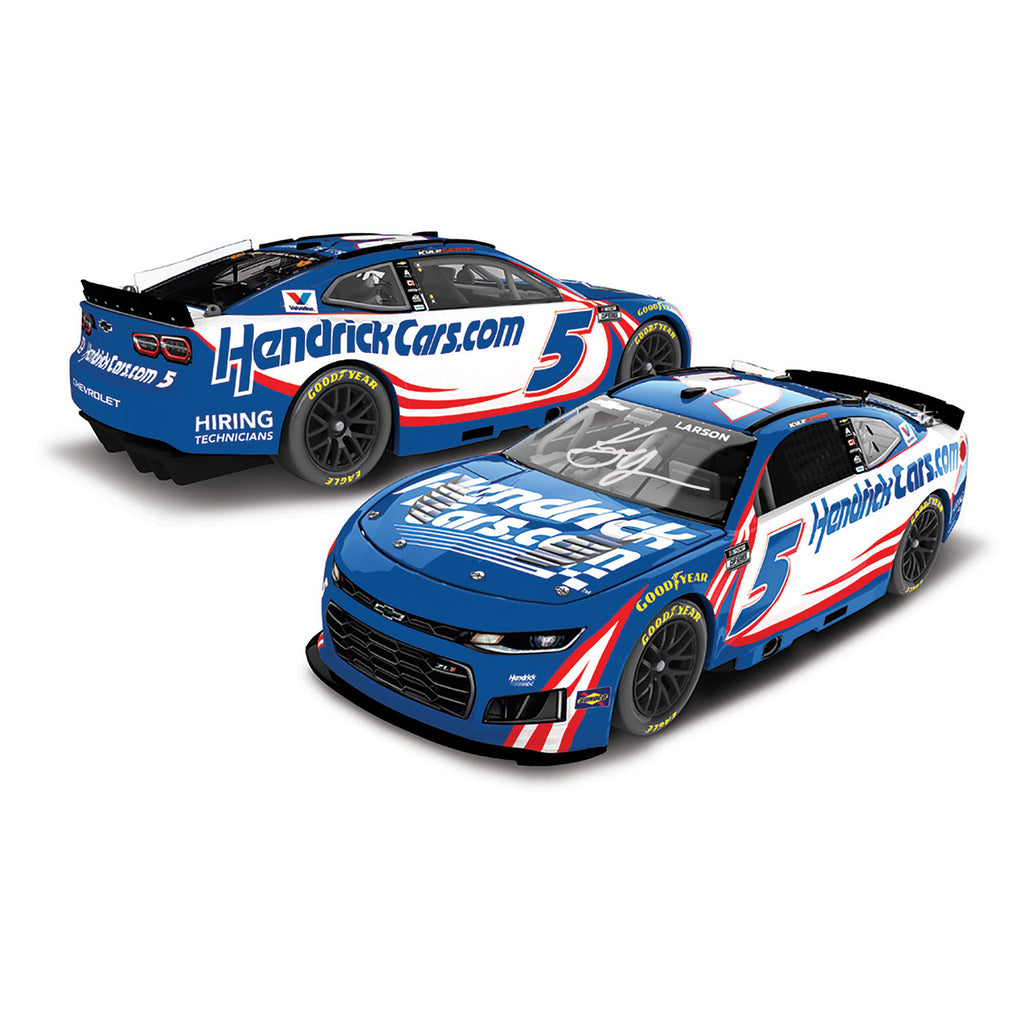 Kyle Larson Autographed HendrickCars 1:24 Standard 2026 Diecast Car #5 NASCAR