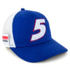 Kyle Larson 2026 Big Number #5 Mesh NASCAR Hat Exclusive Blue/White