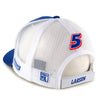 Kyle Larson 2026 HendrickCars Sponsor Mesh NASCAR The Game Hat Exclusive Blue/White #5