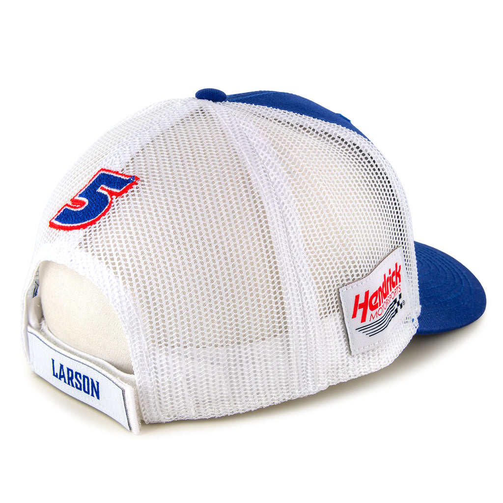 Kyle Larson 2026 HendrickCars Sponsor Mesh NASCAR The Game Hat Exclusive Blue/White #5