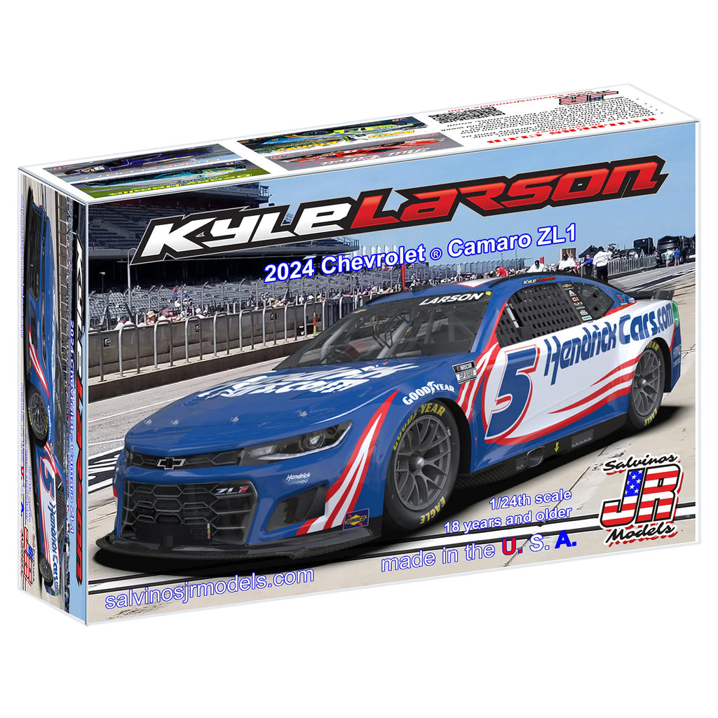 Kyle Larson 2024 HendrickCars 1:24 Adult Model Car Kit #5 NASCAR