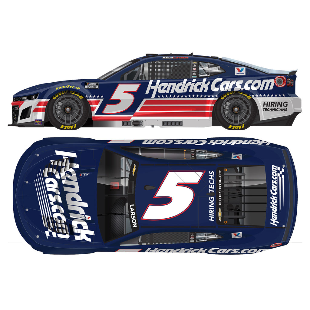 Kyle Larson HendrickCars Patriotic 1:24 Standard 2026 Diecast Car #5 NASCAR