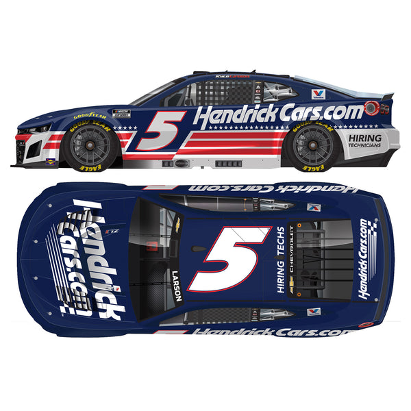Kyle Larson HendrickCars Patriotic 1:24 Standard 2026 Diecast Car #5 NASCAR