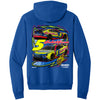 Kyle Larson 2026 HendrickCars Kyle Busch Tribute Las Vegas 2-Spot Classic Ink Hoodie Blue #5 NASCAR