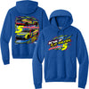 Kyle Larson 2026 HendrickCars Kyle Busch Tribute Las Vegas 2-Spot Classic Ink Hoodie Blue #5 NASCAR