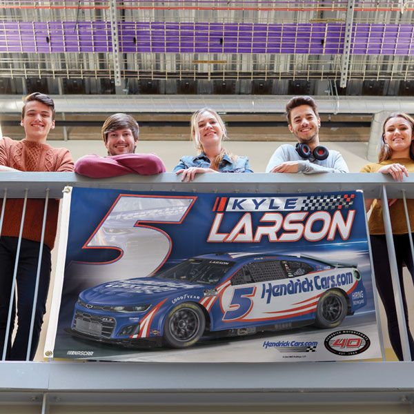 Kyle Larson 2024 HendrickCars #5 NASCAR 3x5 Flag