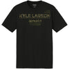 Kyle Larson 2026 Camo Flag 2-Spot Classic Ink T-Shirt Black #5 NASCAR