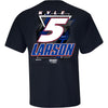 Kyle Larson 2024 HendrickCars #5 Car T-Shirt Blue - Exclusive