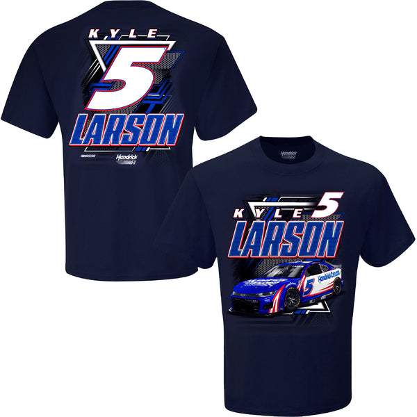 Kyle Larson 2024 HendrickCars #5 Car T-Shirt Blue NASCAR