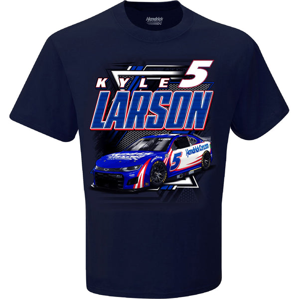 Kyle Larson 2024 HendrickCars #5 Car T-Shirt Blue NASCAR