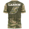 Kyle Larson 2026 Sublimated Camo #5 T-Shirt Green NASCAR