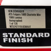 Ken Schrader Autographed Charlotte Race Win 1:24 Standard 1989 Diecast Car Folgers #25 NASCAR