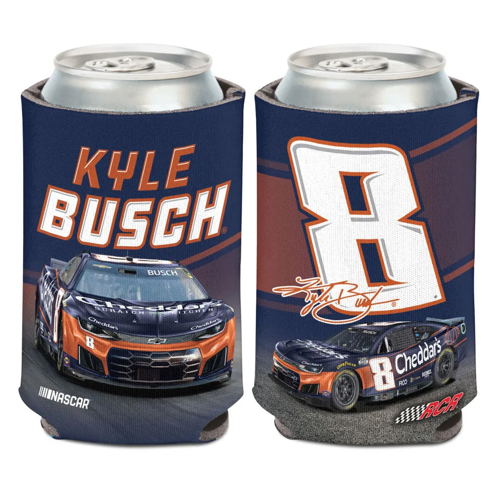 Kyle Busch 2026 Cheddar's #8 Can Hugger 12oz Cooler NASCAR