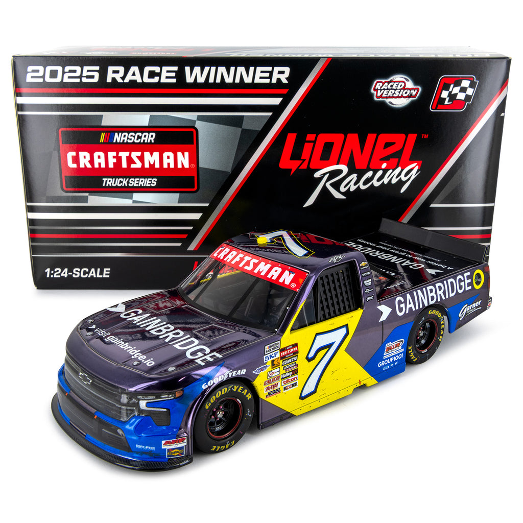 Kyle Busch Color Chrome Atlanta Truck Race Win 1:24 Standard 2025 Diecast Gainbridge #7 NASCAR