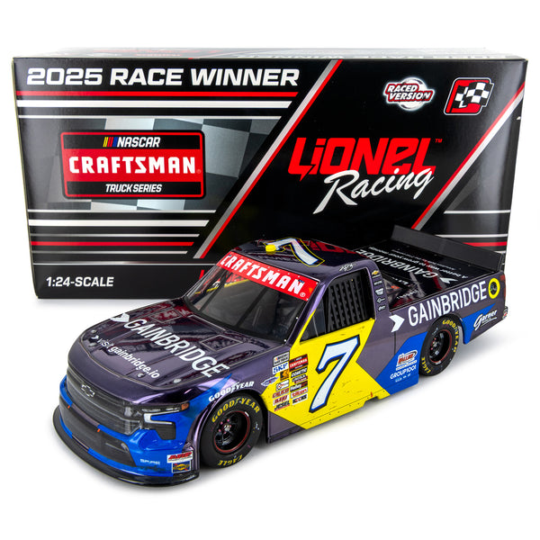 Kyle Busch Color Chrome Atlanta Truck Race Win 1:24 Standard 2025 Diecast Gainbridge #7 NASCAR