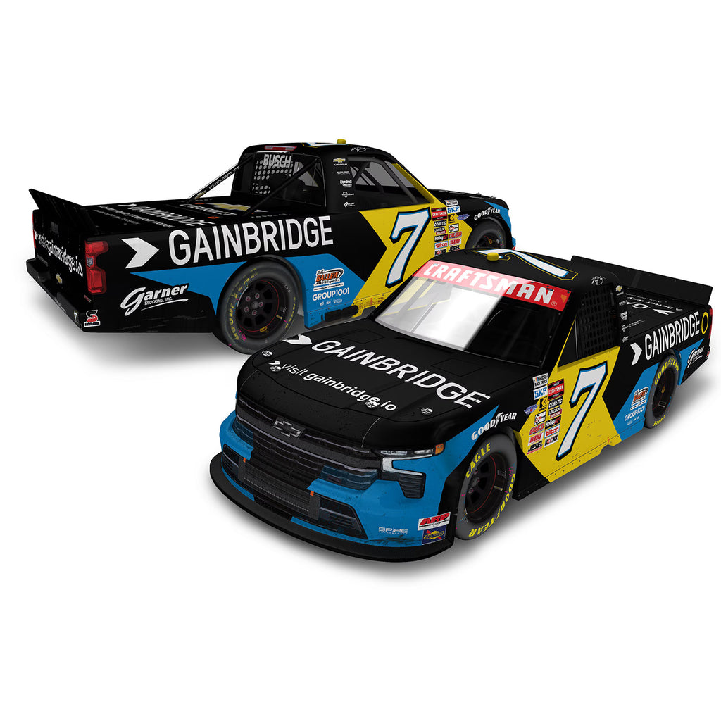 Kyle Busch Color Chrome Atlanta Truck Race Win 1:24 Standard 2025 Diecast Gainbridge #7 NASCAR
