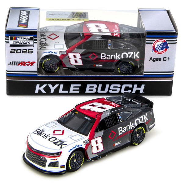Kyle Busch Bank OZK 1:64 Standard 2025 Diecast Car #8 NASCAR