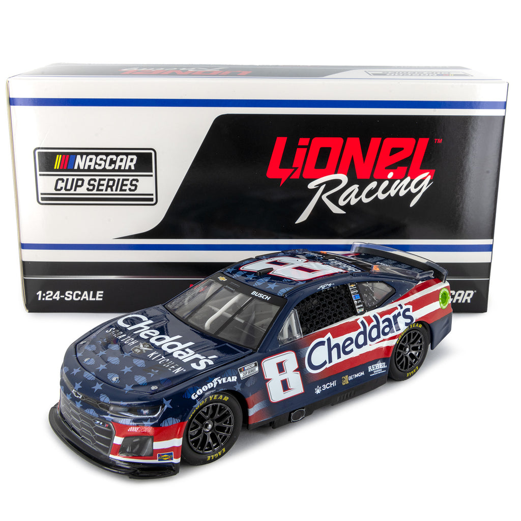 Kyle Busch Cheddar's Salutes Patriotic 1:24 Standard 2024 Diecast Car #8 NASCAR
