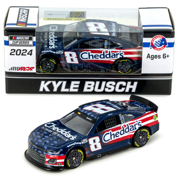 Kyle Busch Cheddar's Salutes Patriotic 1:64 Standard 2024 Diecast Car #8 NASCAR