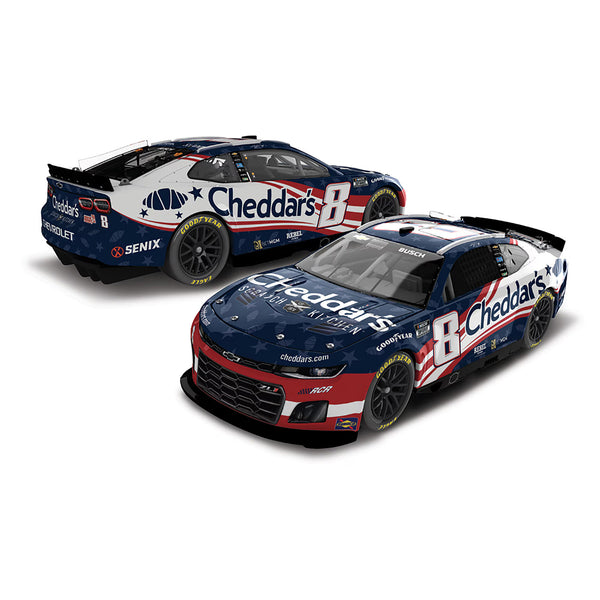 Kyle Busch Cheddar's Salutes Patriotic 1:64 Standard Chassis 2025 Diecast Car #8 NASCAR
