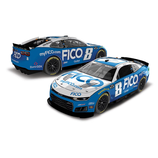 Kyle Busch FICO 1:24 Color Chrome 2026 Diecast Car #8 NASCAR