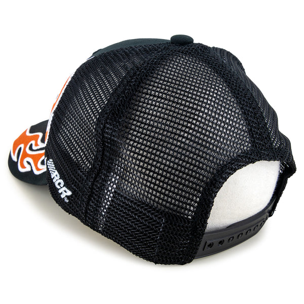 Kyle Busch 2025 Flame #8 Mesh Hat Black NASCAR