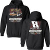 Kyle Busch 2025 Rebel Bourbon 2-Spot Hoodie Outerwear Sweatshirt Black #8 NASCAR