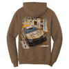 Kyle Busch 2025 Rebel Bourbon Woodland Brown 2-Spot Hoodie Sweatshirt #8 NASCAR
