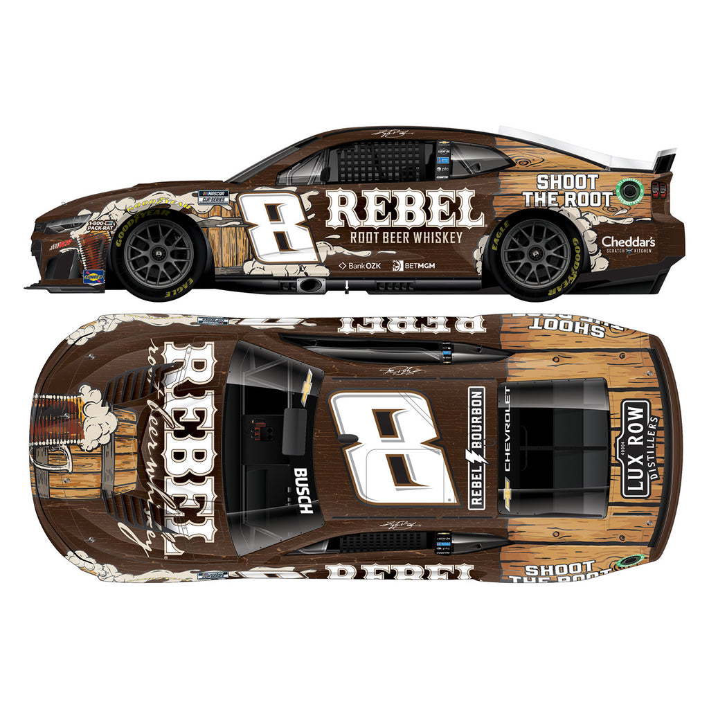 Kyle Busch Rebel Root Beer Whiskey 1:64 2026 Diecast Car #8 NASCAR