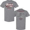 Kyle Busch 2026 NASCAR Cup Series Schedule T-Shirt Gray #8