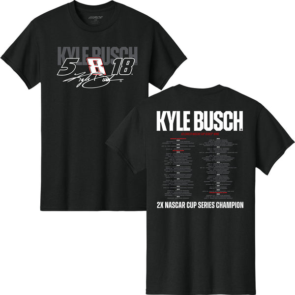 Kyle Busch Celebration of Life Classic Ink T-Shirt Black