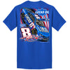 Kyle Busch 2025 Lucas Oil #8 Tru Royal T-Shirt Blue NASCAR