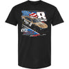 Kyle Busch 2025 Rebel Bourbon Patriotic Car T-Shirt Black #8 NASCAR