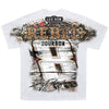 Kyle Busch 2025 Rebel Bourbon Total Print White T-Shirt #8 NASCAR