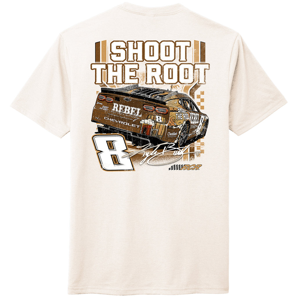 Kyle Busch 2026 Rebel Root Beet Bourbon Natural 2-Spot T-Shirt #8 NASCAR