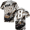 Kyle Busch 2025 Sublimated Rebel Bourbon Total Print T-Shirt #8 NASCAR