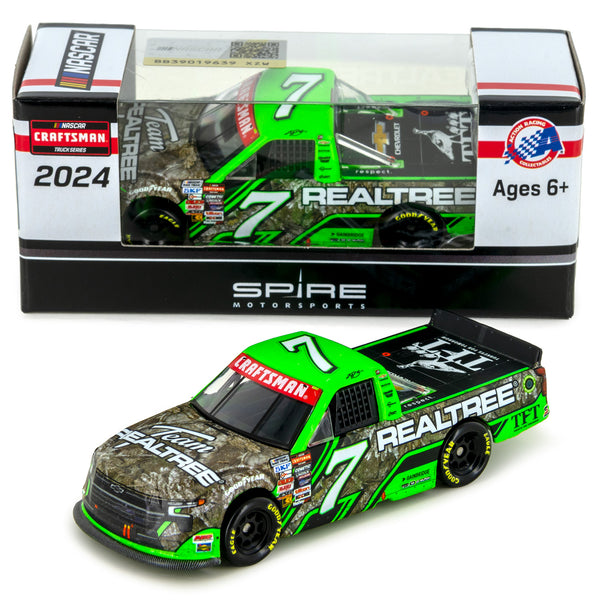 Kyle Busch Texas Truck Series Race Win 1:64 Standard 2024 Diecast Realtree Camo #7 NASCAR