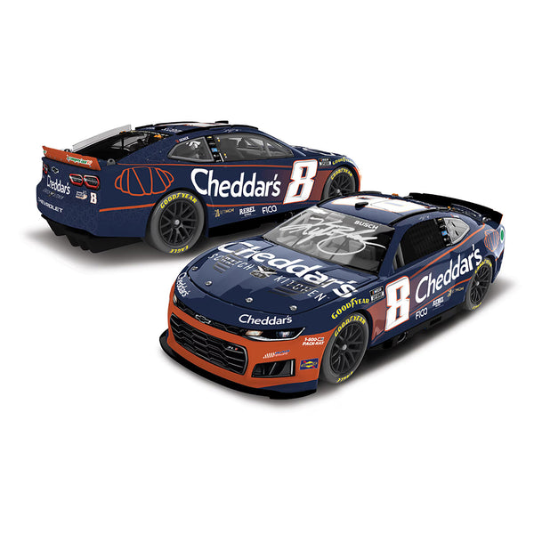 Kyle Busch Autographed Cheddar's 1:24 Standard 2026 Diecast Car #8 NASCAR