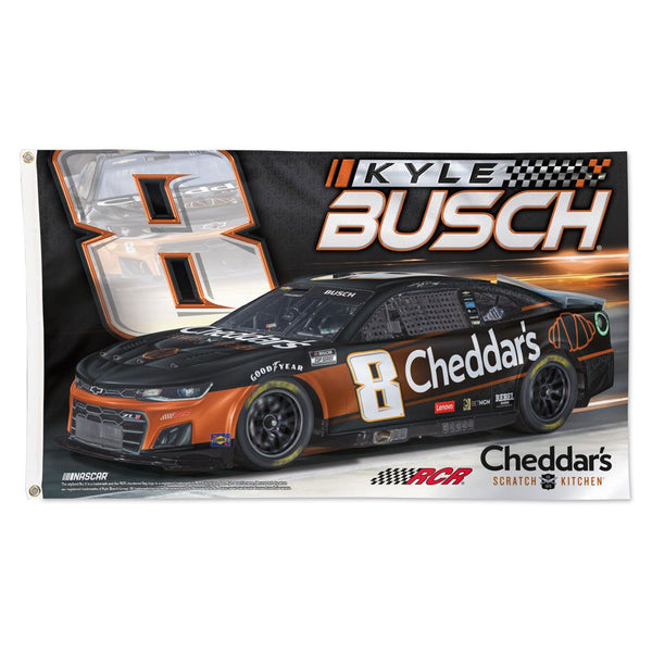 Kyle Busch 2024 Cheddar's Car NASCAR 3x5 Flag #8