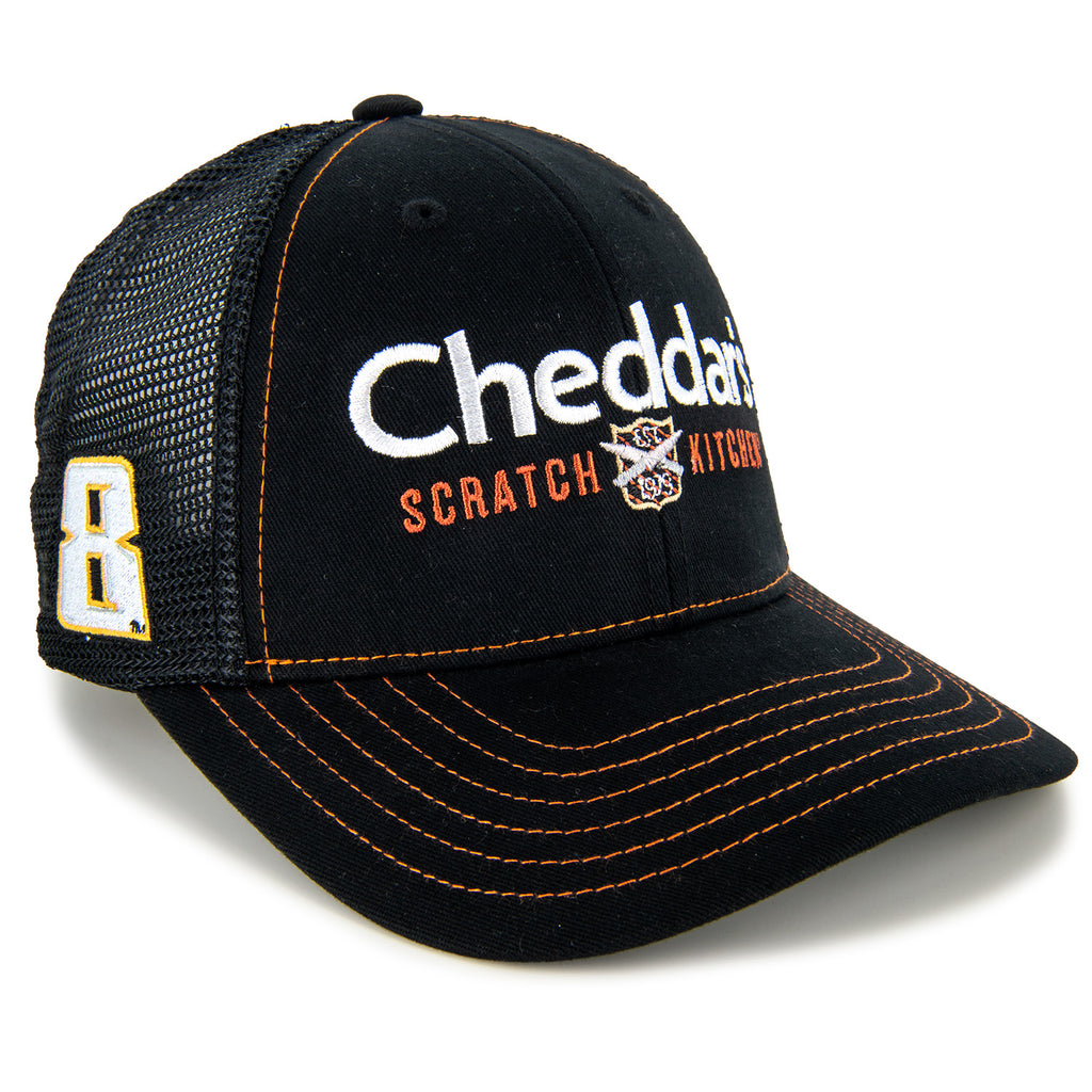Kyle Busch Cheddar's Sponsor Mesh Hat Black