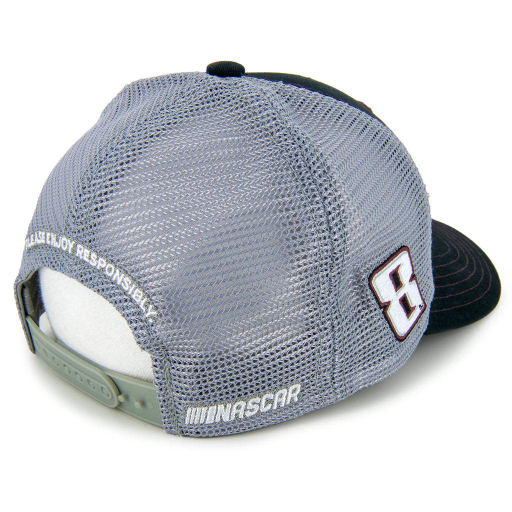 Kyle Busch 2023 Rebel Bourbon Sponsor Mesh Hat Black #8 NASCAR