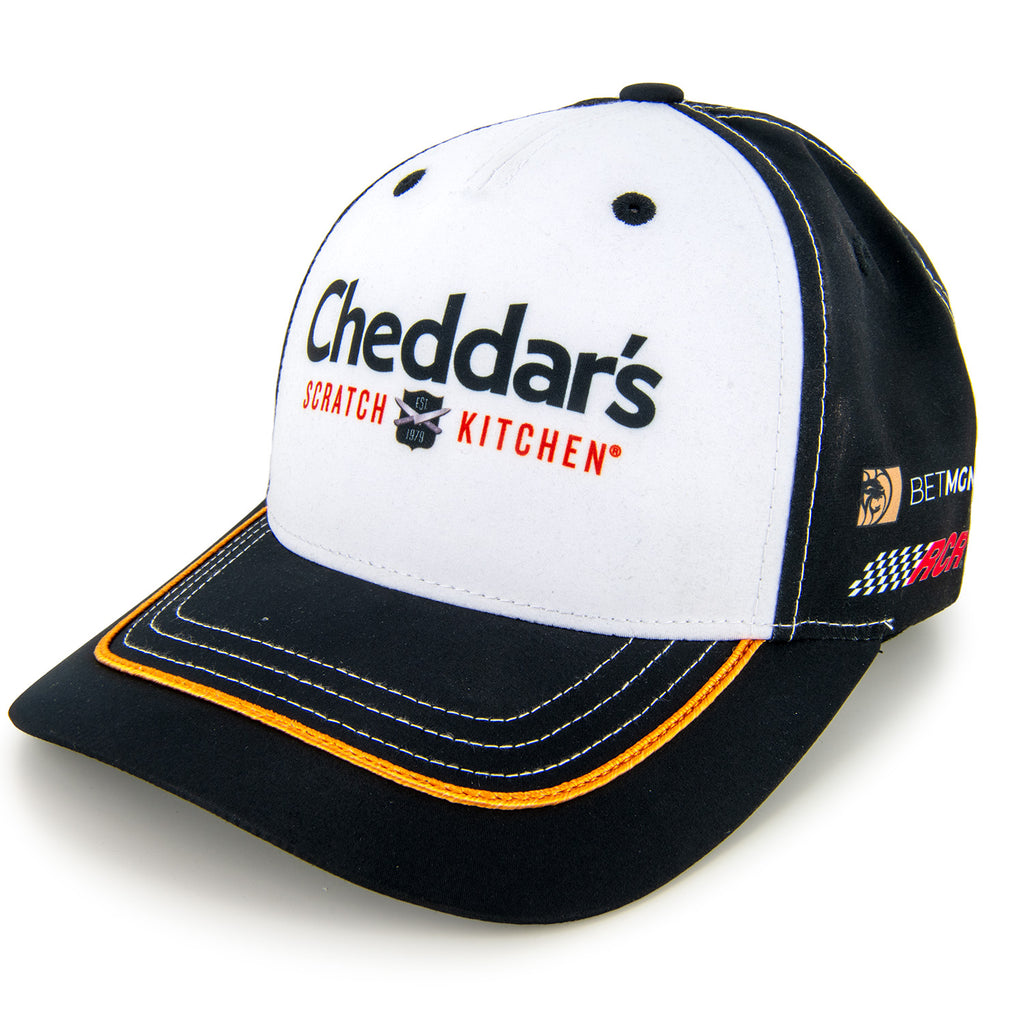 Kyle Busch 2024 Cheddar's Uniform Pit Hat Black/White #8 NASCAR