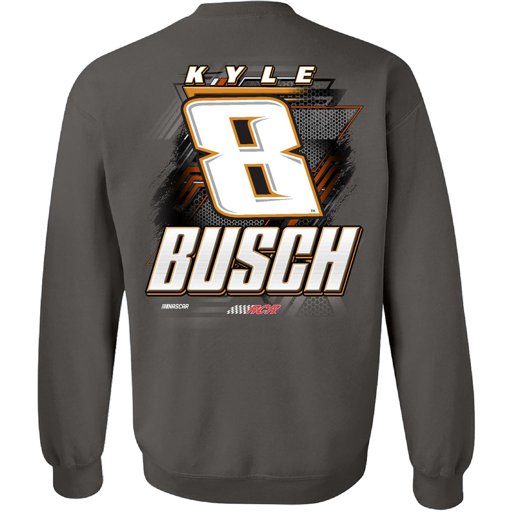 Kyle Busch 2024 Cheddar's #8 Car Crewneck Sweatshirt Charcoal Gray NASCAR