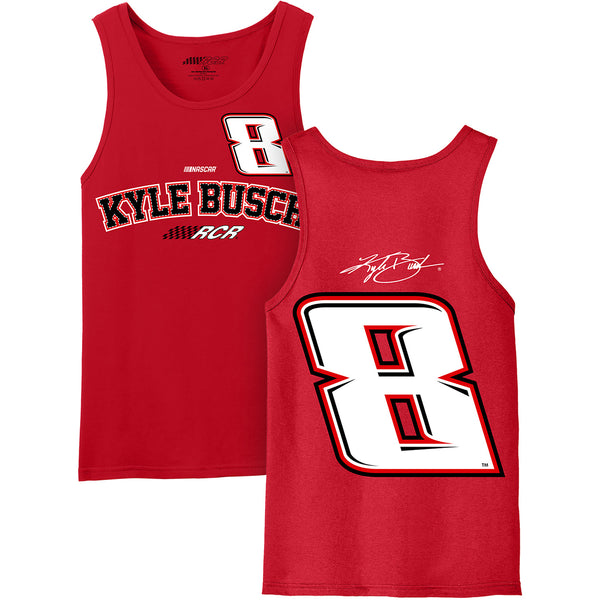 Kyle Busch 2024 Men's 2-Spot Red Tank Top #8 NASCAR