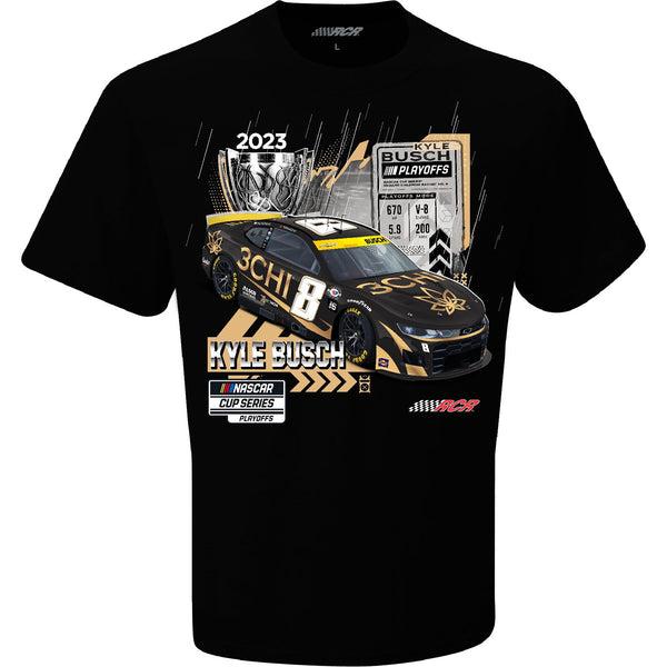 Kyle Busch 2023 NASCAR Cup Series Playoffs T-Shirt Black #8