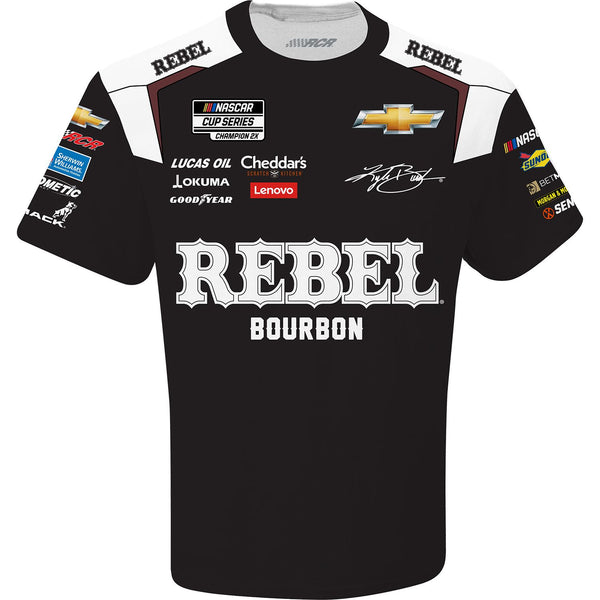 Kyle Busch 2024 Rebel Bourbon Sublimated Uniform Pit Crew T-Shirt #8 NASCAR
