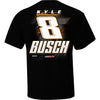 Kyle Busch 2024 Cheddar's #8 Car T-Shirt Black NASCAR