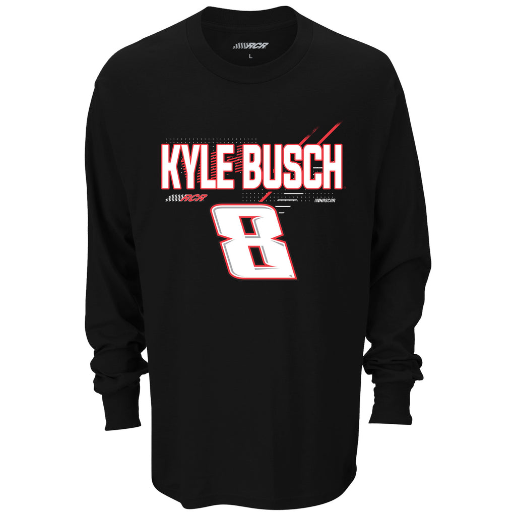 Kyle Busch 2024 Long Sleeve Name and #8 T-Shirt NASCAR